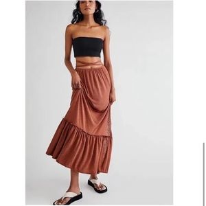 Free People Convertible Maxi Skirt S Mesa